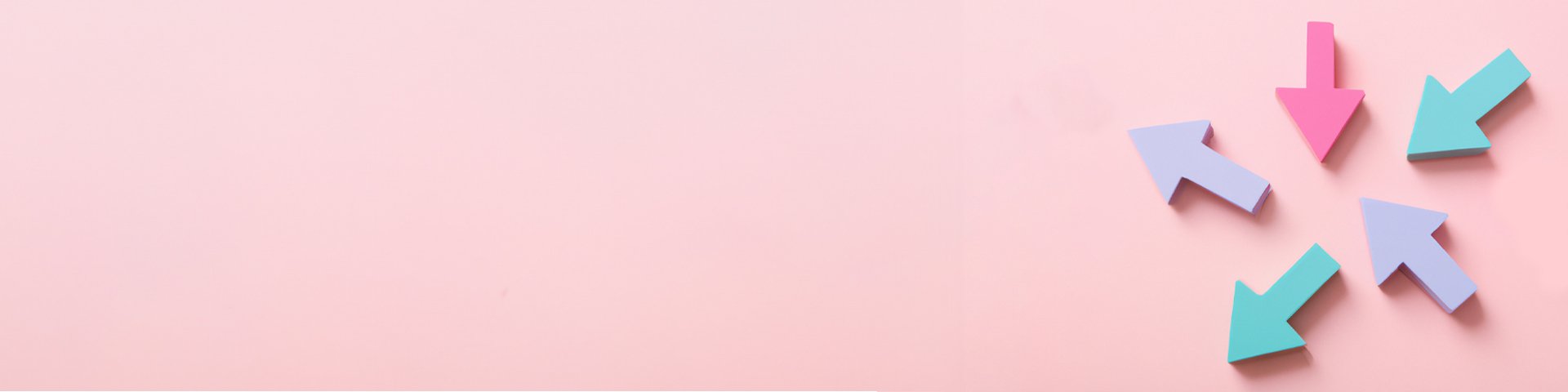 pink arrows