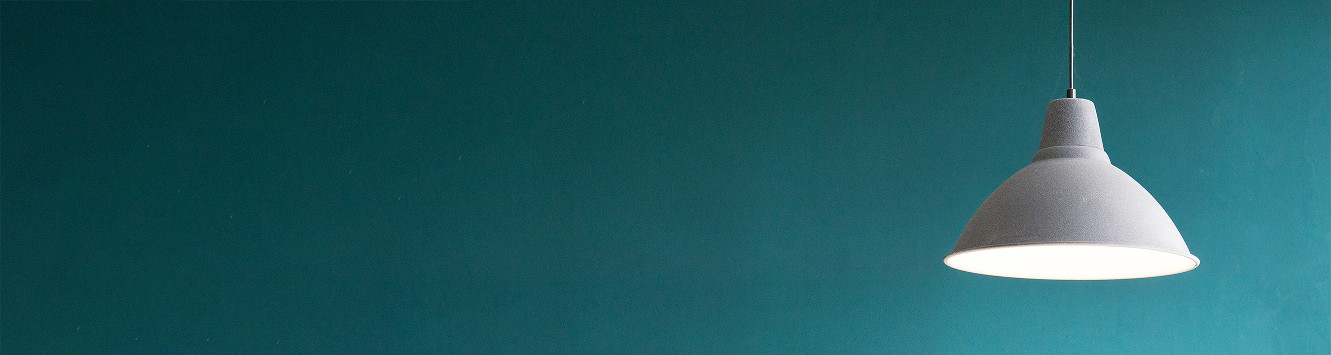 hanging lamp with blue background