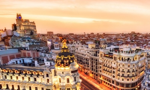 city view of madrid 