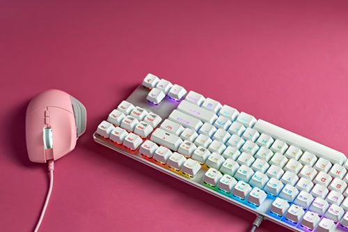 pink keyboard