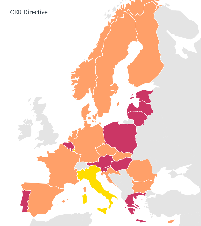 RCE Directive Tracker map