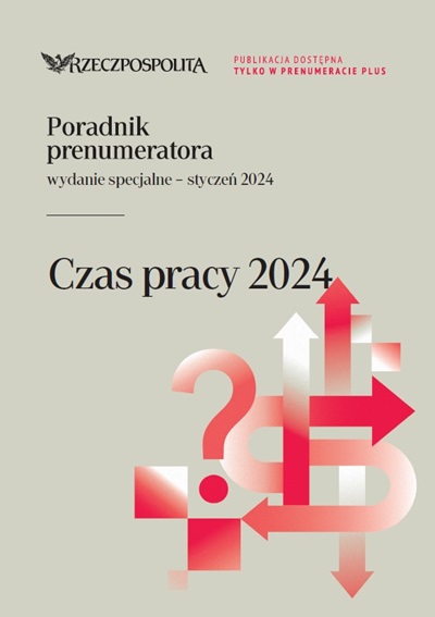 Rzeczpospolita Czas pracy 2024_Okładka_przod